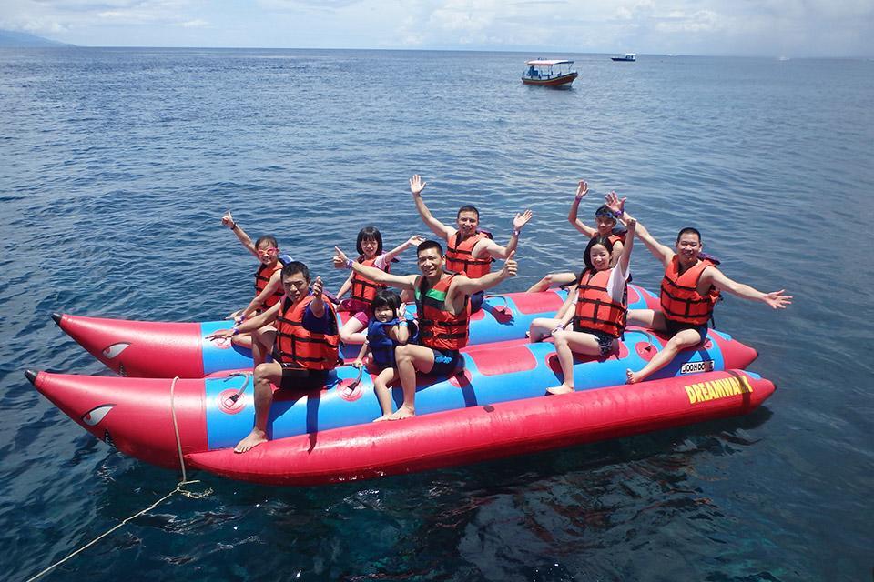 Pari Solata Seaview Homestay Syariah Kepulauan Seribu Exterior foto